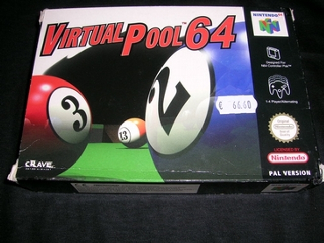 Virtual Pool 64  -  PAL