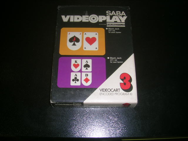 Videocart 3 black jack
