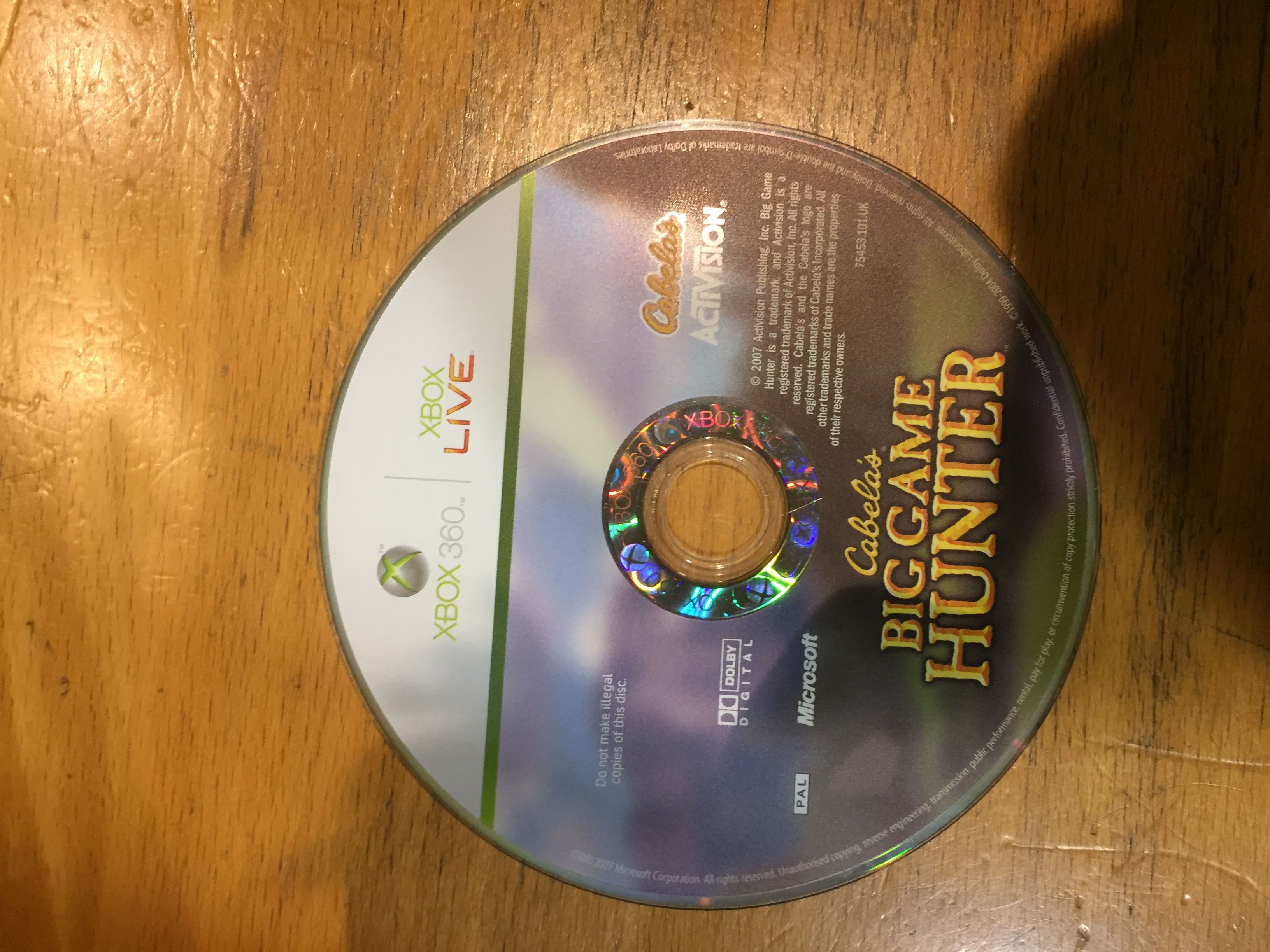 Cabela's Big Game Hunter CD - PAL