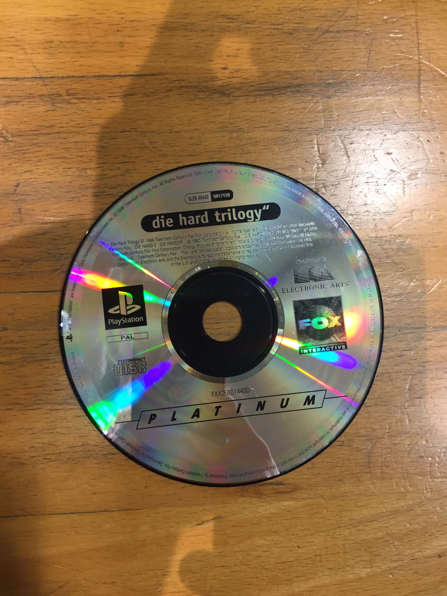 Die Hard Trilogy Platinum CD -  PAL