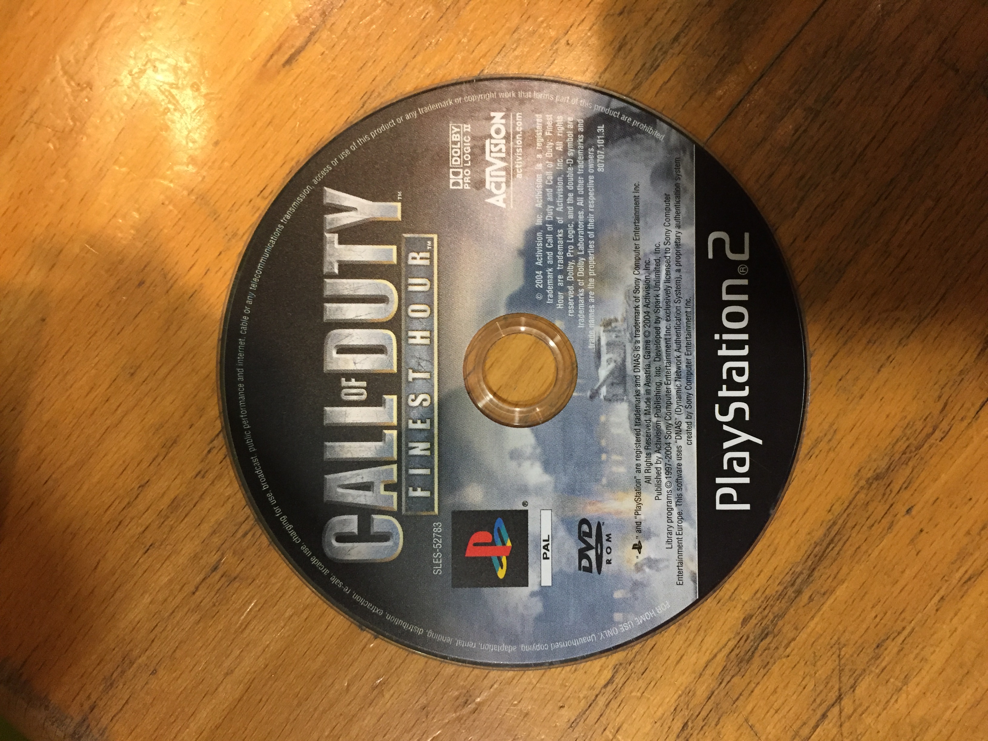 Call Of Duty Finest Hour CD - PAL