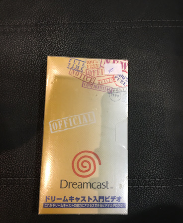 VHS TAPE Official Dreamcast - JAP