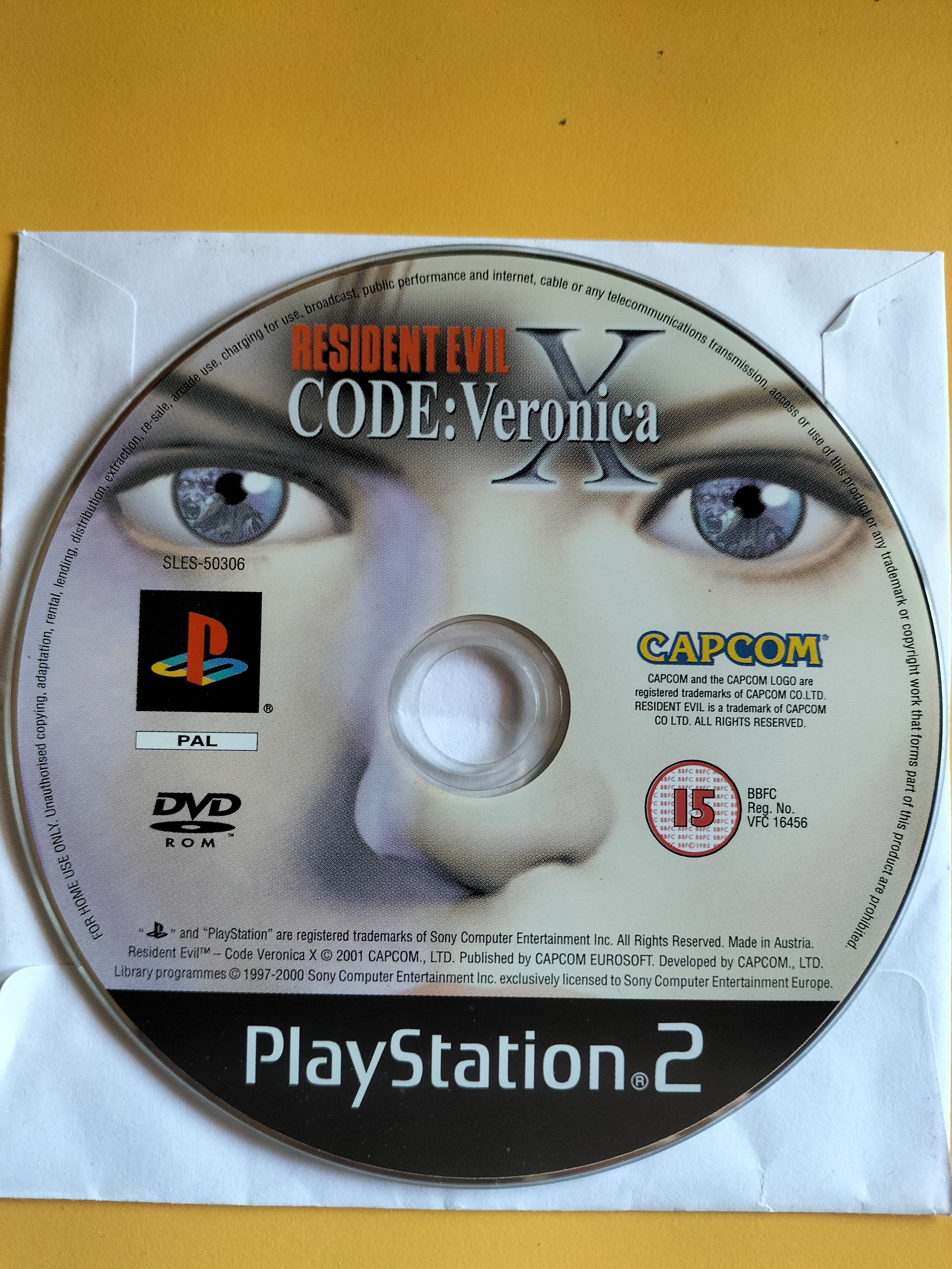 Resident Evil Code Veronica X CD -PAL-