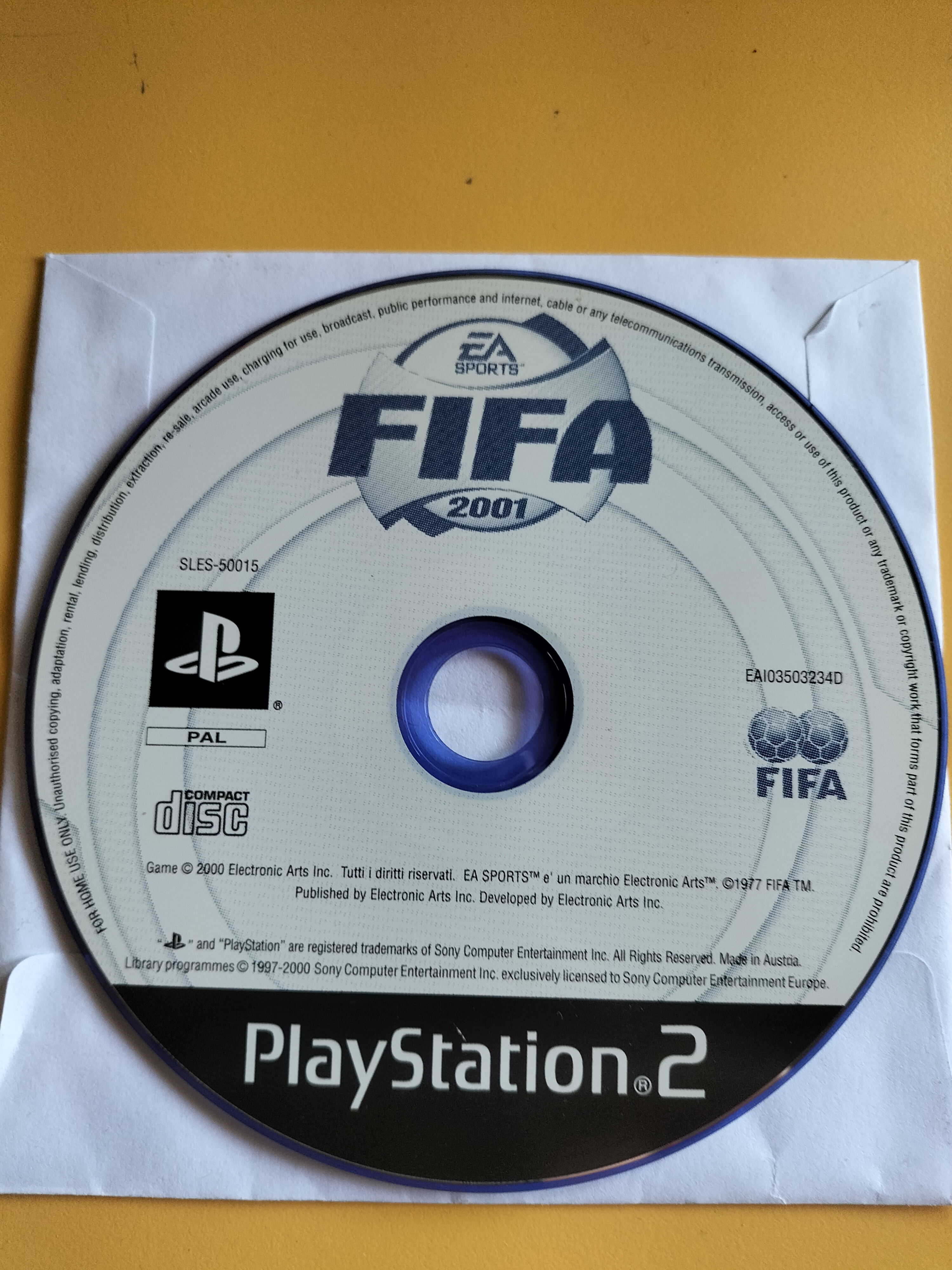 Fifa 2001 CD -PAL-