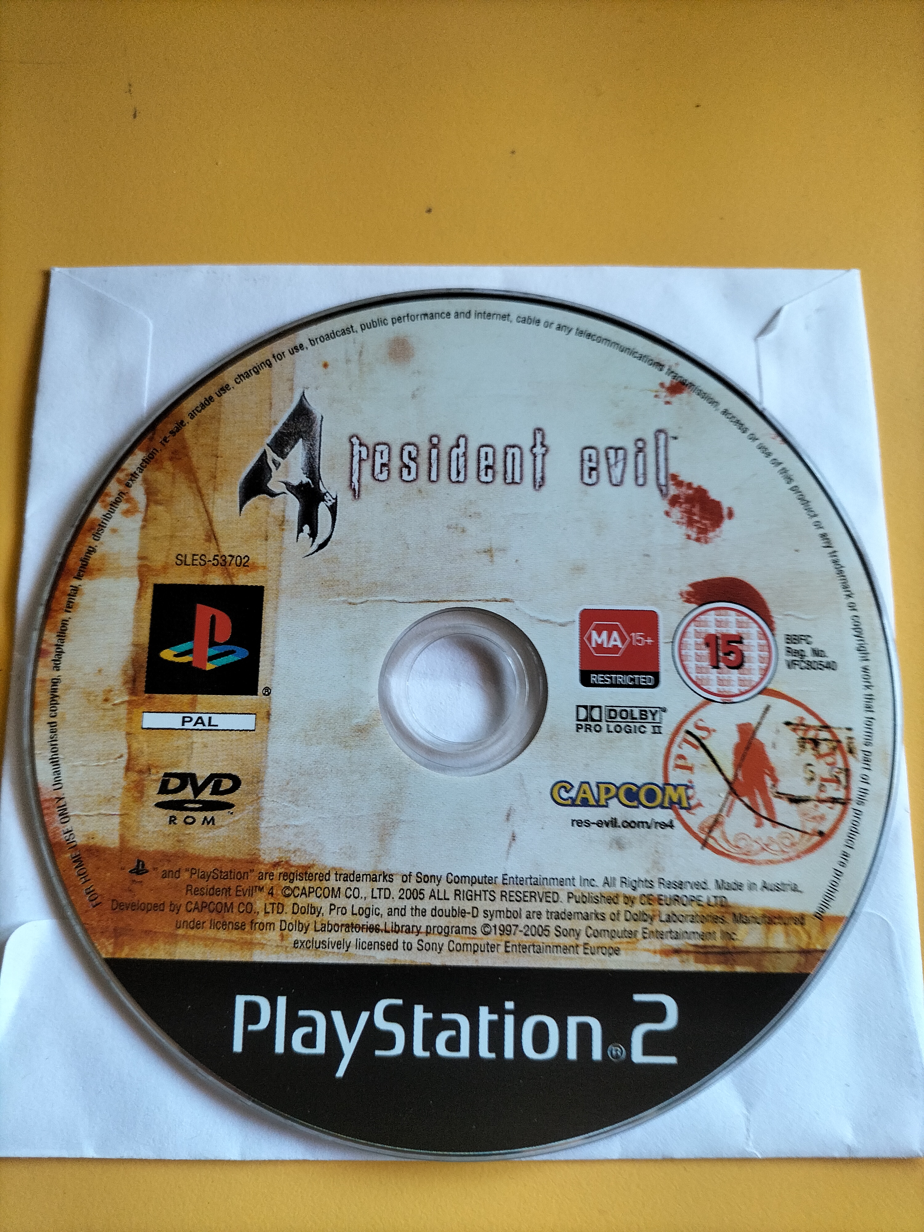 Resident Evil 4 CD -PAL-